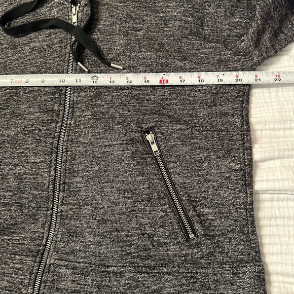 The Kooples Sport Full Zip Hooded Sweatshirt - Size M - Picture 7 of 8